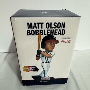 Atlanta Braves Matt Olson Bobblehead New in Box MLB Collectible